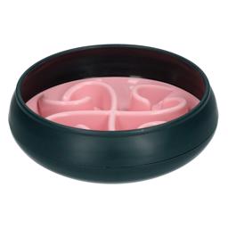 Ät Slow Tumble Feeder Dog Bowl Modell Rosa